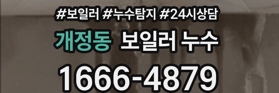 개정동 누수탐지