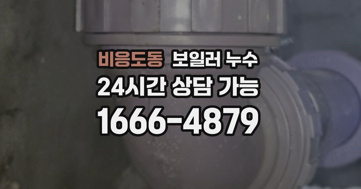 비응도동 보일러 누수