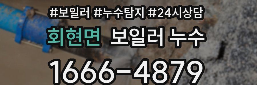 회현면 누수탐지