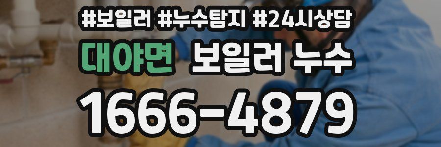 대야면 누수탐지