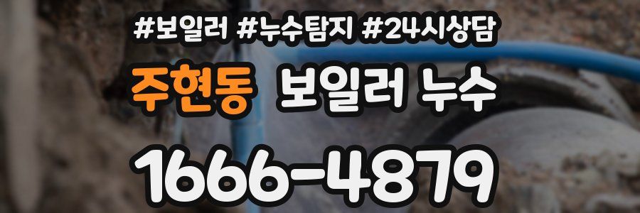 주현동 누수탐지