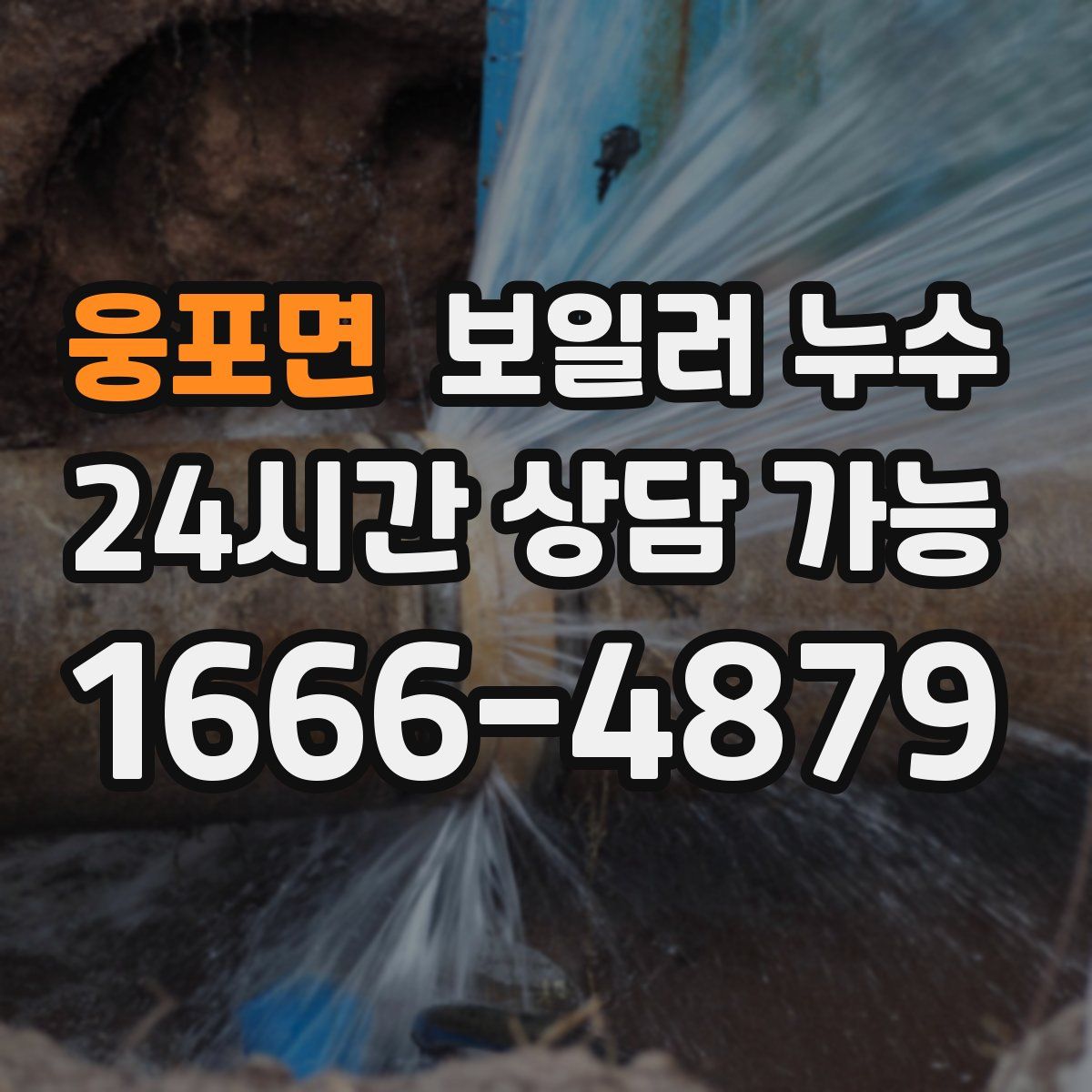 웅포면 누수