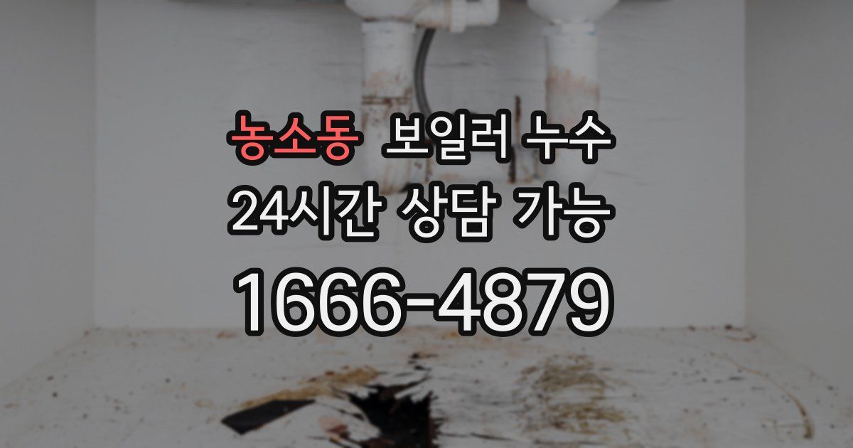 농소동 보일러 누수