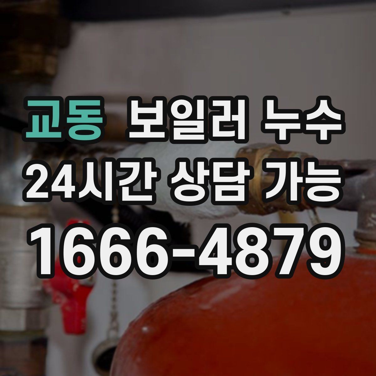 교동 보일러 누수 마감만 손보면 안 되는 케이스