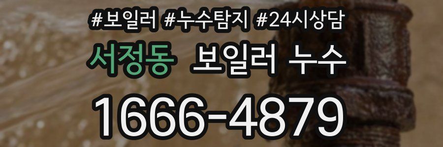 서정동 누수탐지