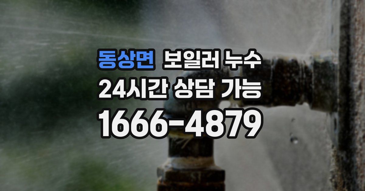 동상면 보일러 누수