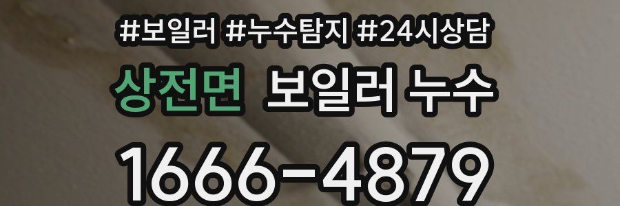 상전면 누수탐지