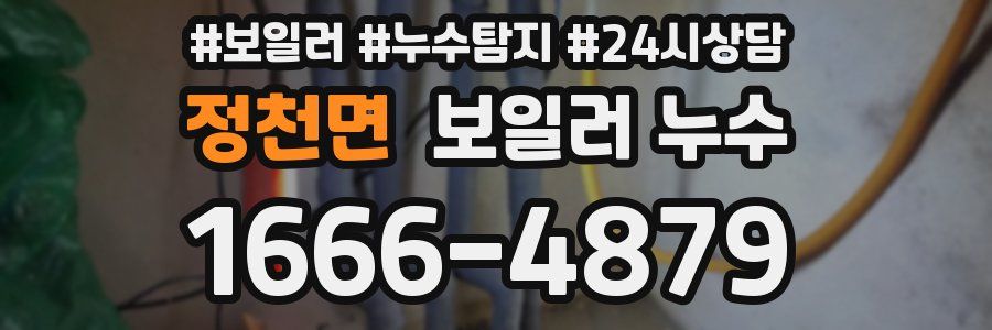 정천면 누수탐지