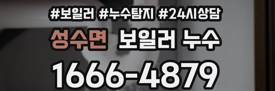 성수면 누수탐지