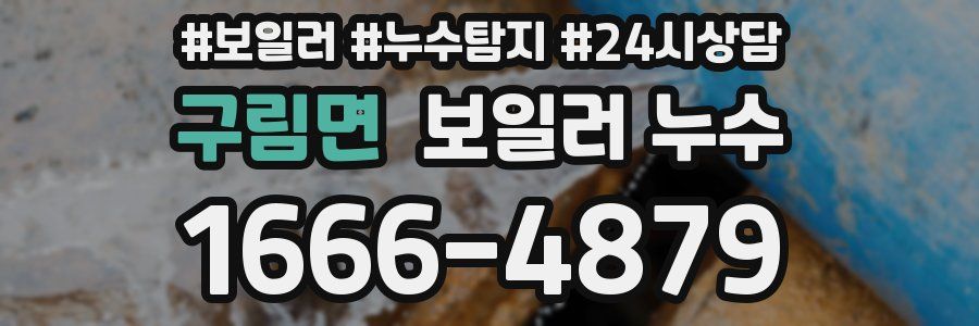 구림면 누수탐지