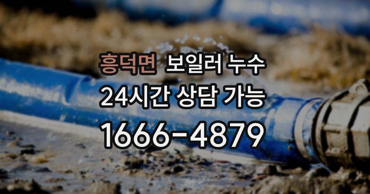 흥덕면 보일러 누수