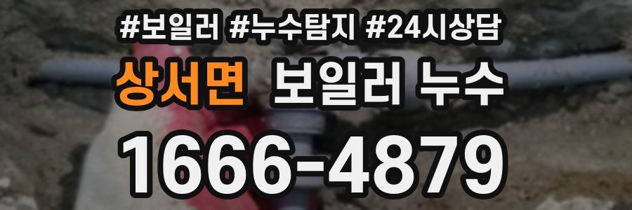 상서면 누수탐지