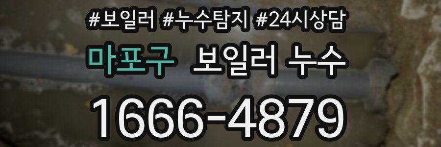마포구 누수탐지
