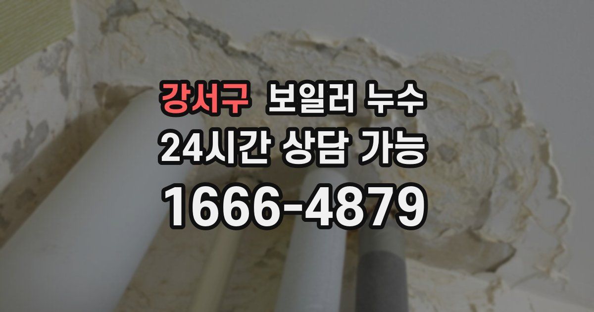 강서구 보일러 누수