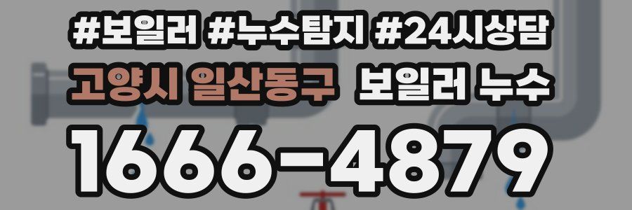 고양시 일산동구 누수탐지
