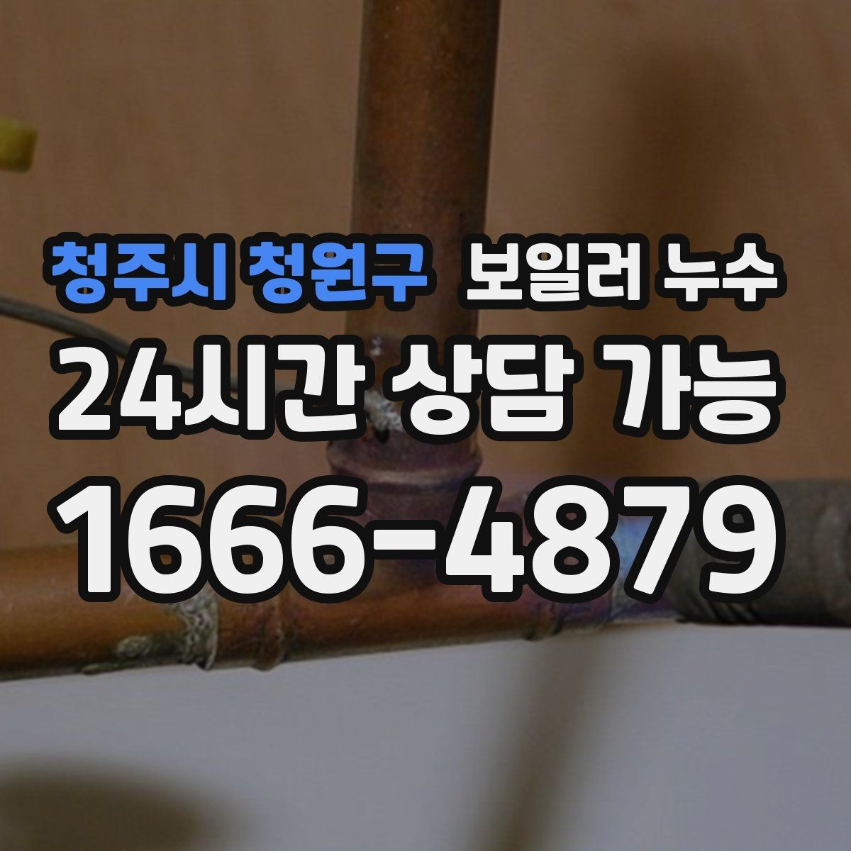 청주시 청원구 보일러 누수 걸레받이 틈에서 냄새가 날 때