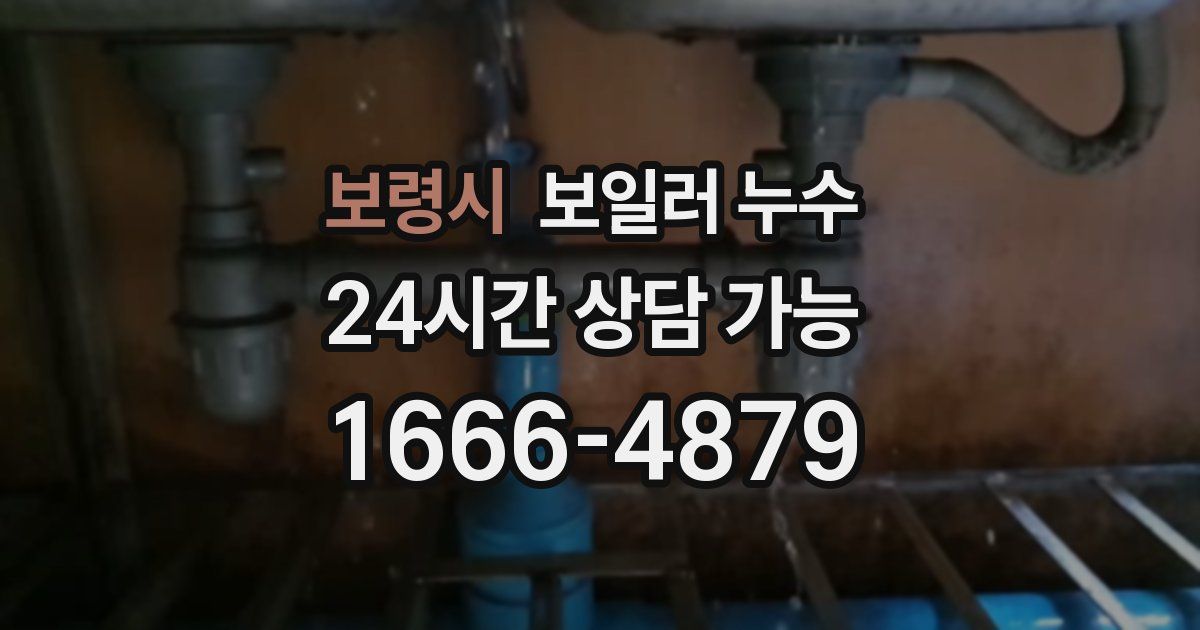 보령시 보일러 누수