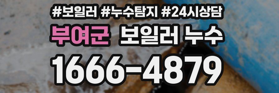 부여군 누수탐지