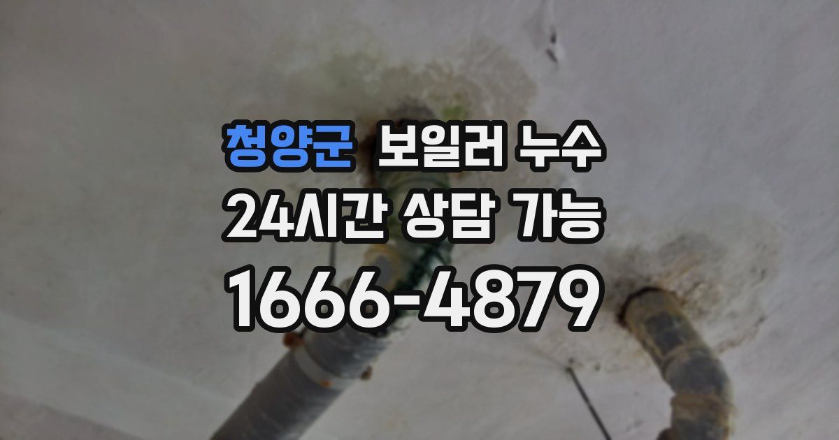 청양군 보일러 누수