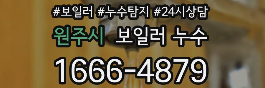 원주시 누수탐지