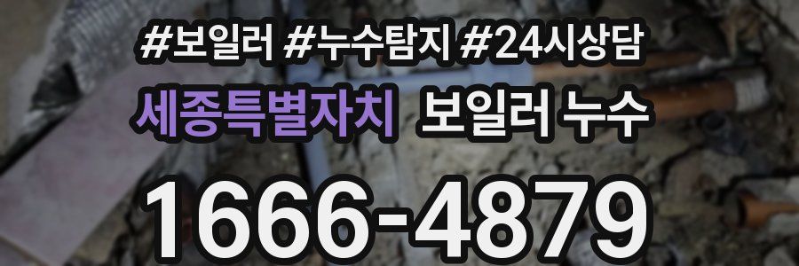 세종특별자치 누수탐지