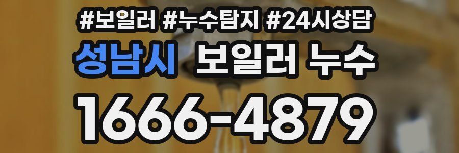 성남시 누수탐지