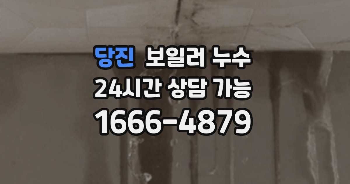 당진 보일러 누수