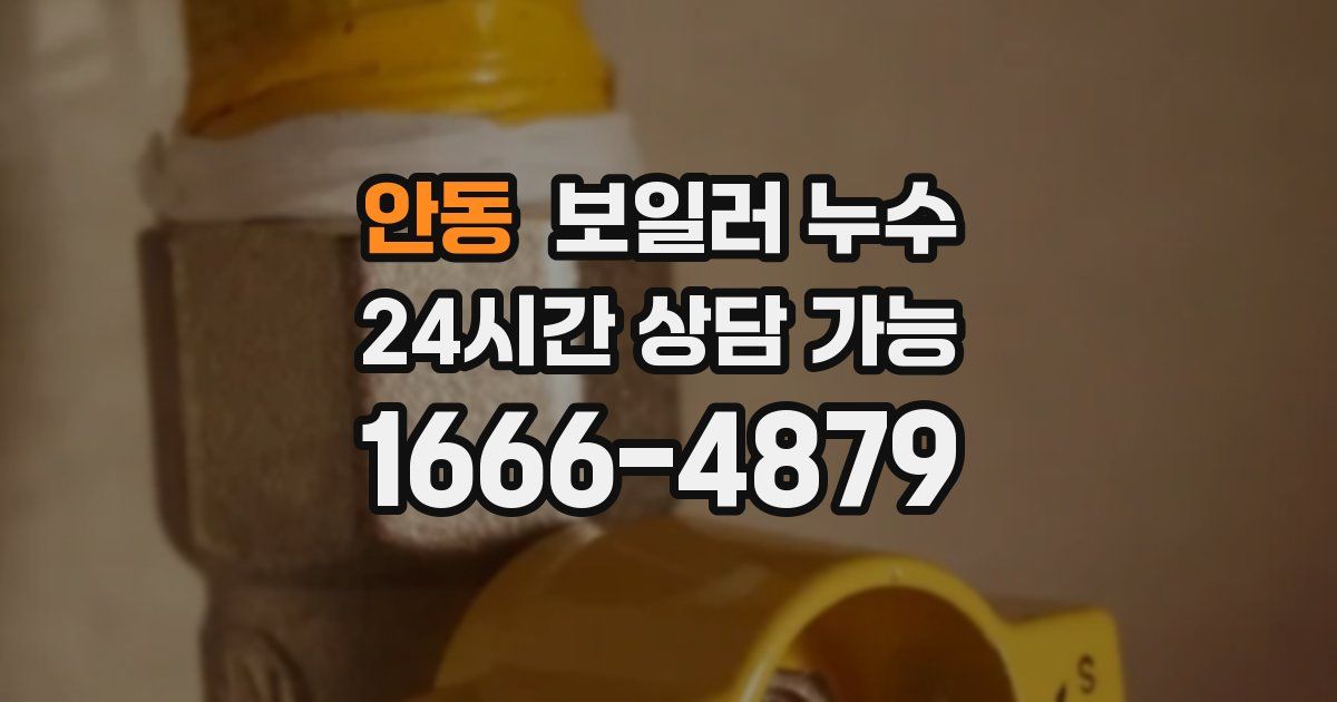 안동 보일러 누수