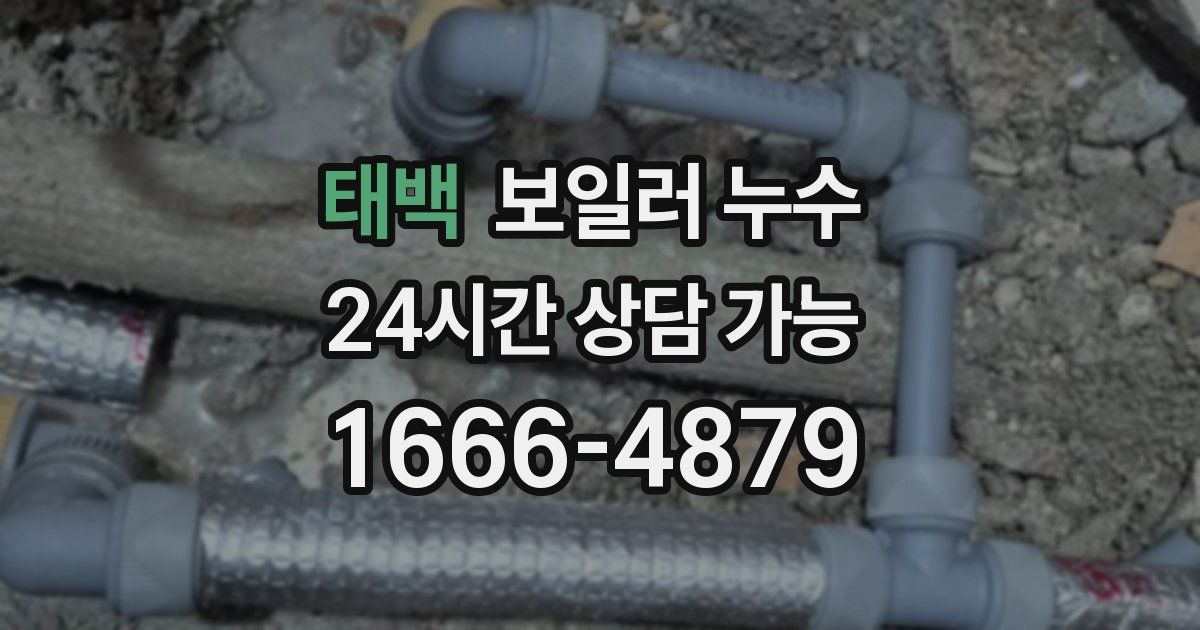 태백 보일러 누수