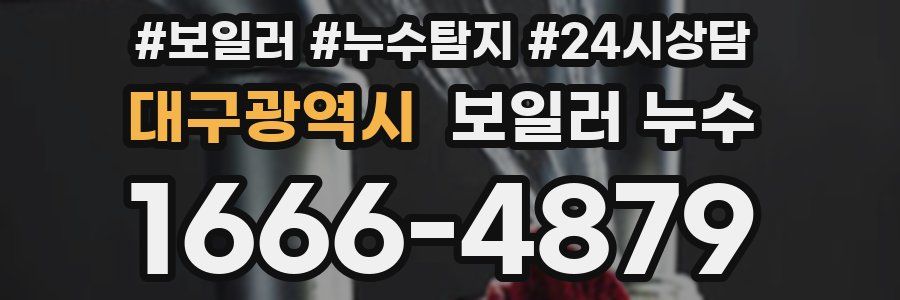 대구광역시 누수탐지