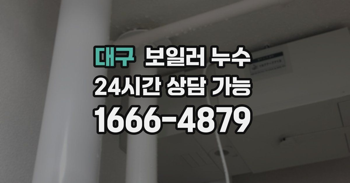 대구 보일러 누수