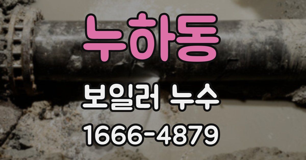 누하동 보일러 누수