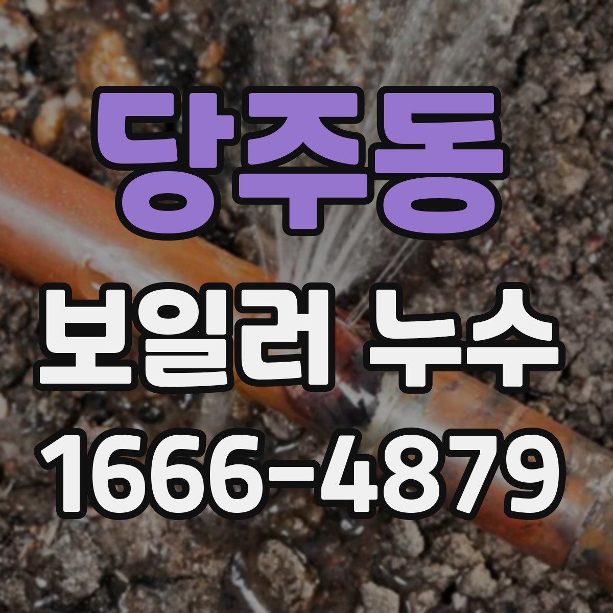 당주동 보일러 누수