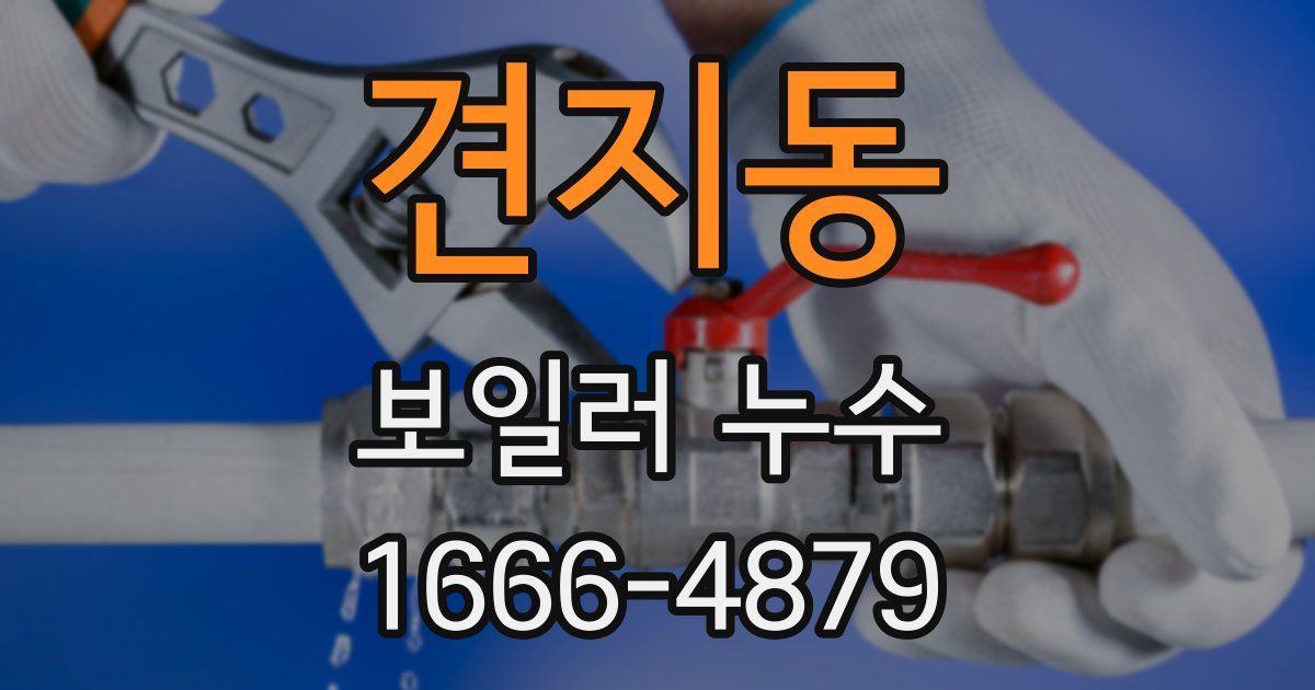 견지동 보일러 누수
