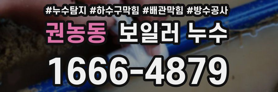 권농동 보일러 누수