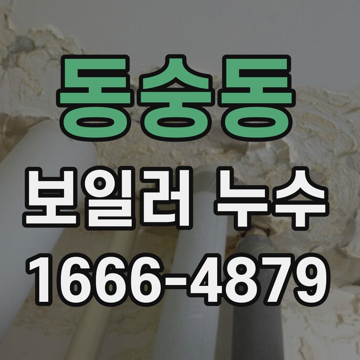 동숭동 보일러 누수