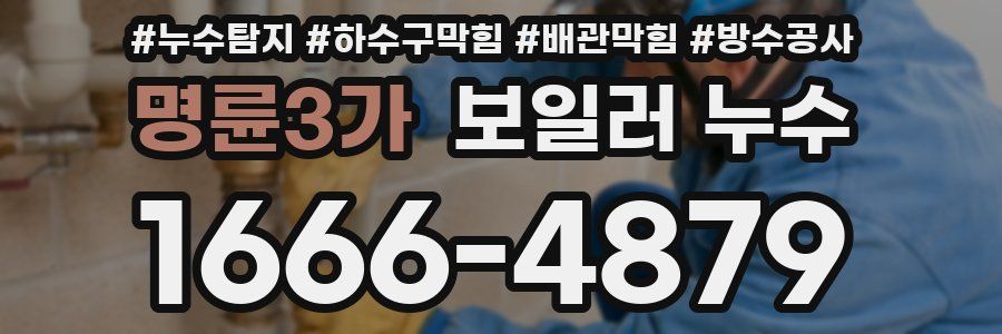 명륜3가 보일러 누수