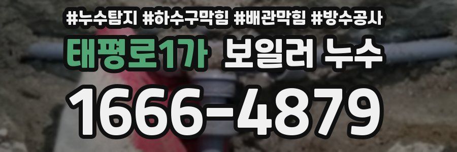 태평로1가 보일러 누수