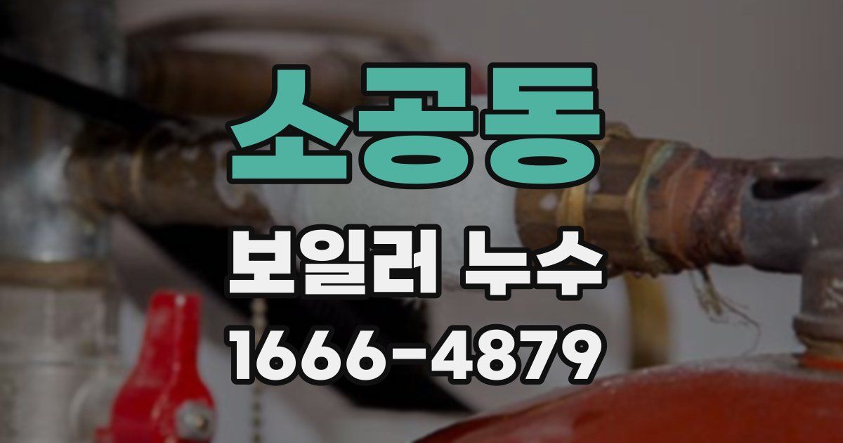 소공동 보일러 누수