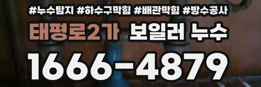 태평로2가 보일러 누수