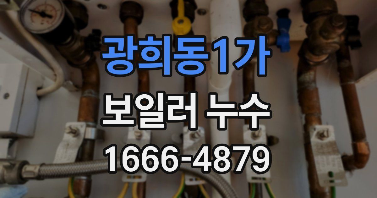 광희동1가 보일러 누수