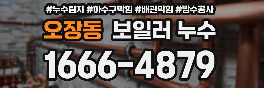 오장동 보일러 누수