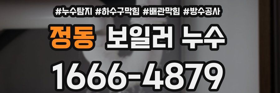 정동 보일러 누수