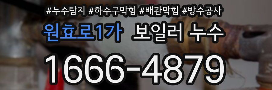 원효로1가 보일러 누수