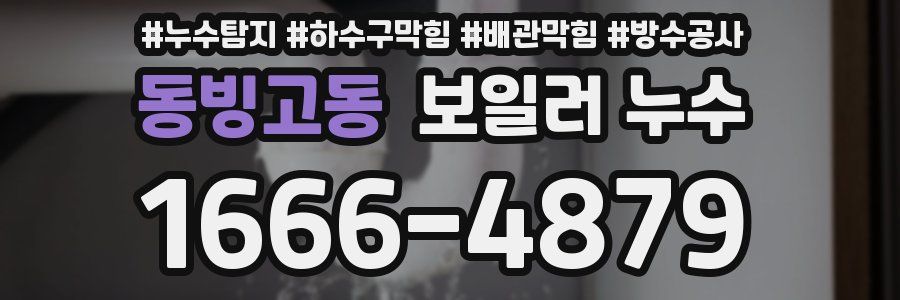 동빙고동 보일러 누수