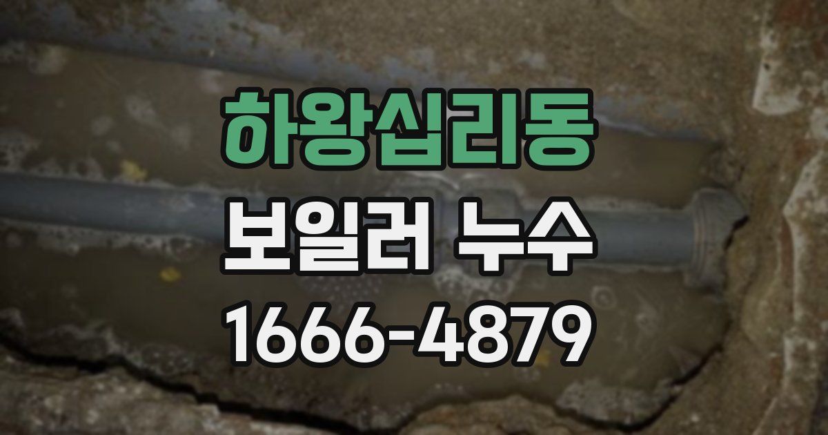 하왕십리동 보일러 누수