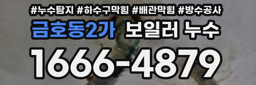금호동2가 보일러 누수