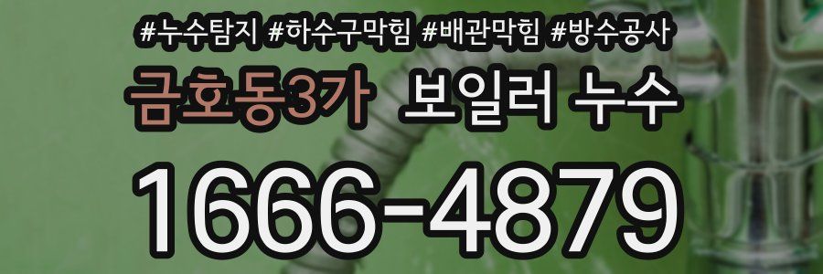 금호동3가 보일러 누수