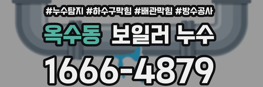 옥수동 보일러 누수