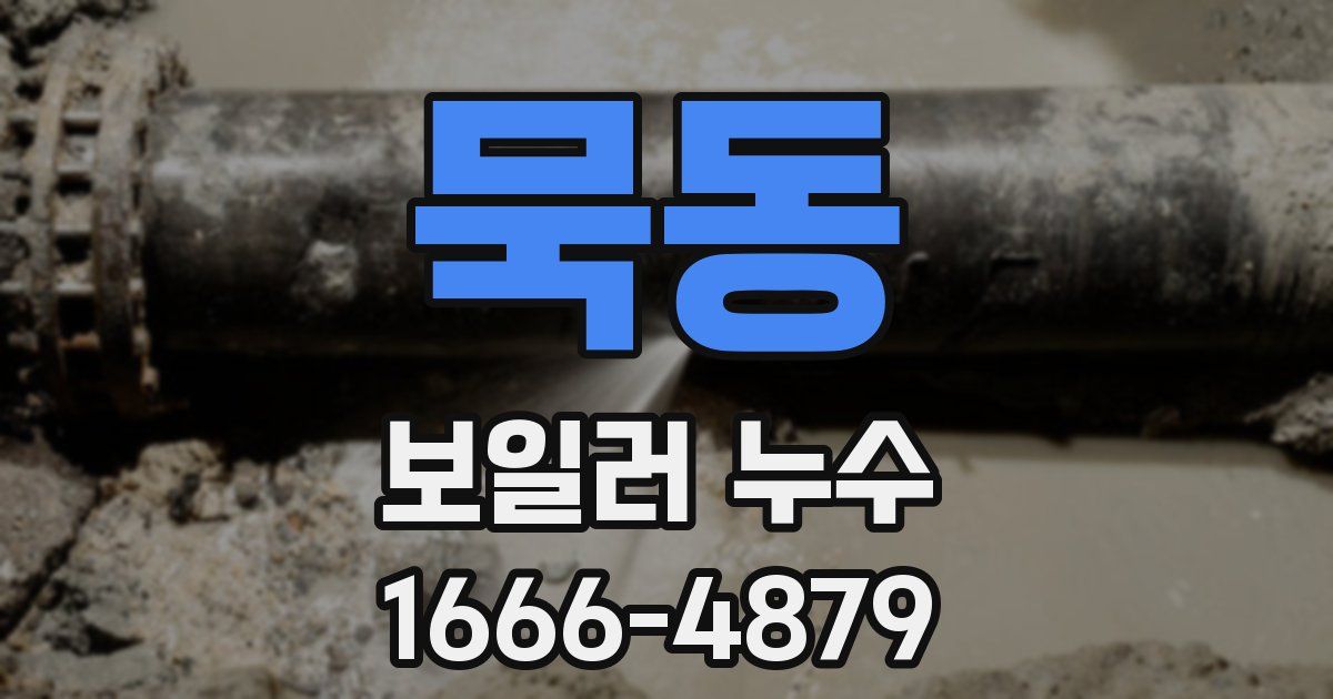 묵동 보일러 누수